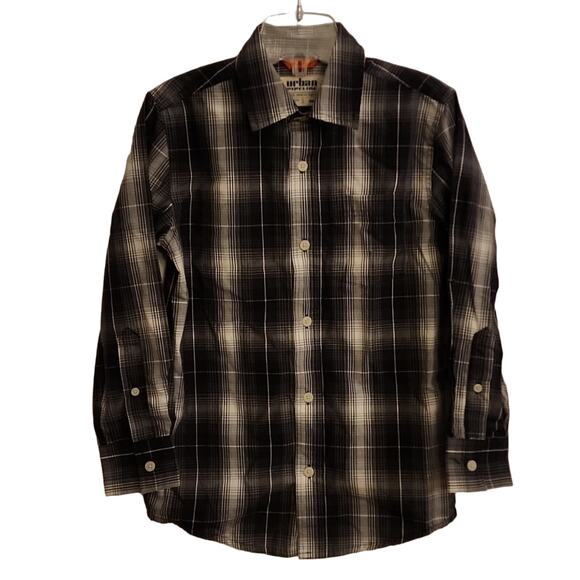 Urban Pipeline Plaid Shirt, Boys Small - Picture 1 of 7